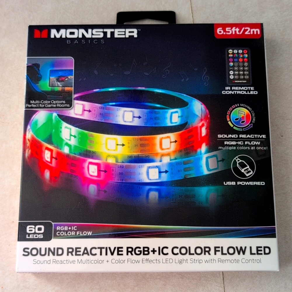 Monster Basics Sound Reactive and Color Flow Lights